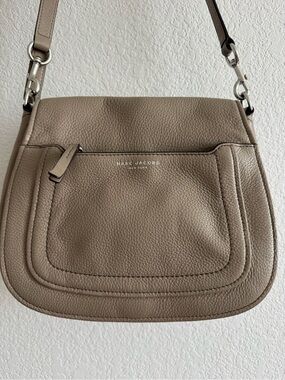 Marc Jacobs Pebble Gray Crossbody Bag